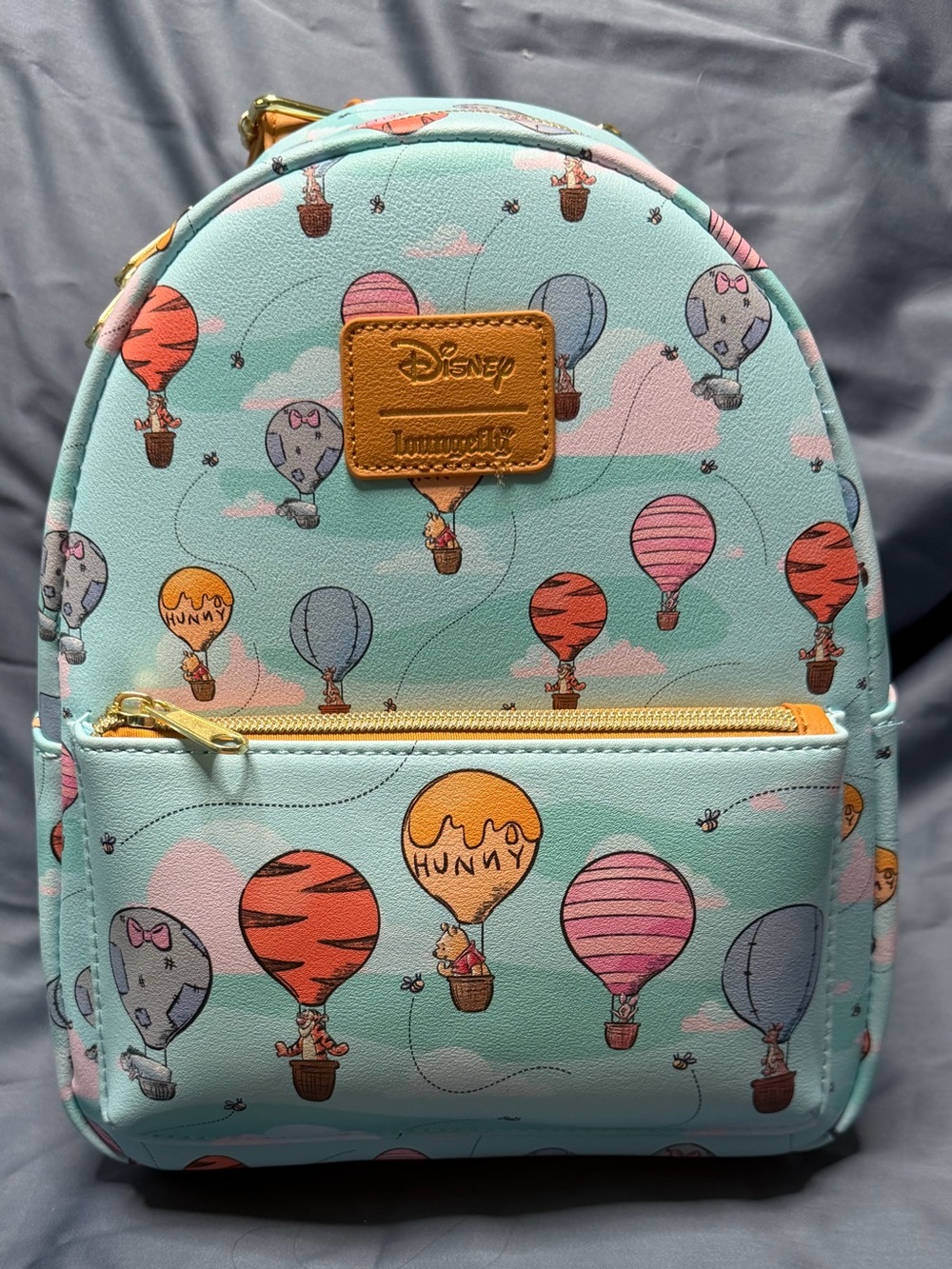 Loungefly NWT Disney Winnie the Pooh and friends Hot Air Balloon Mini Backpack